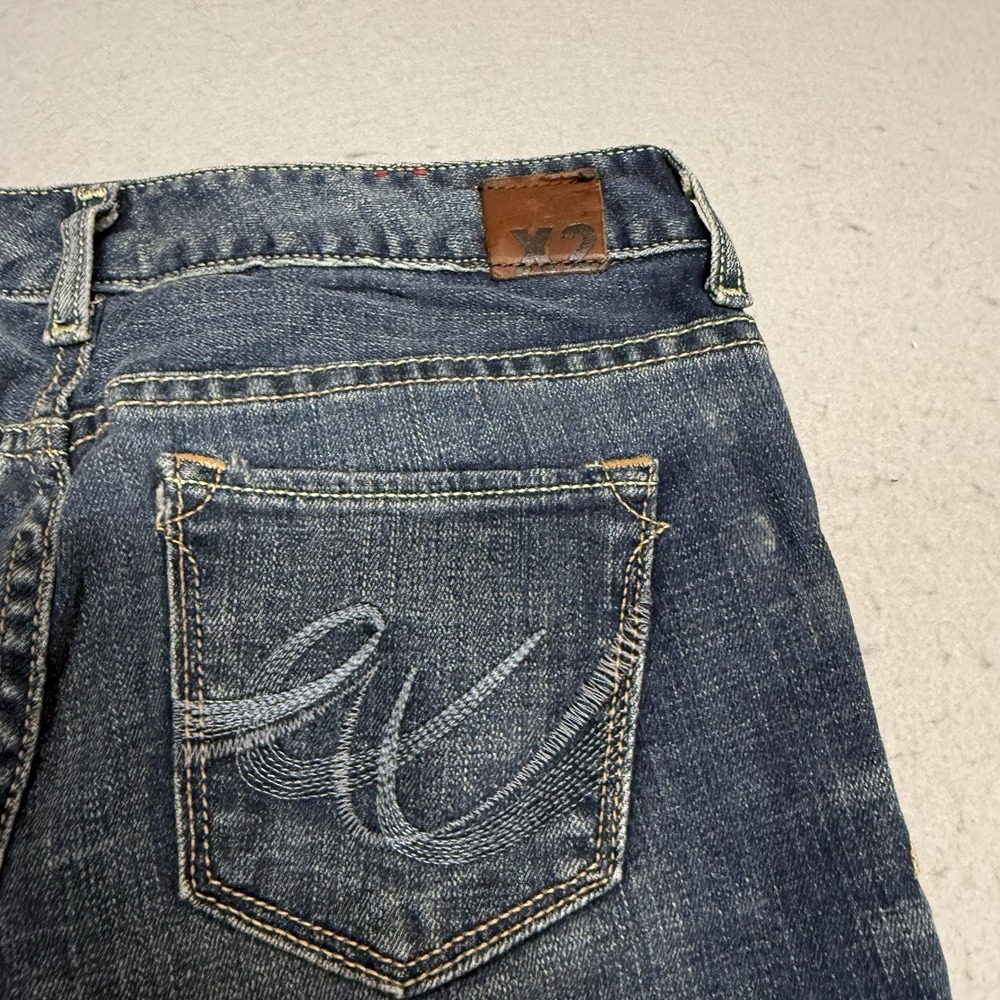 X2 W10 Stella Boot Jeans Express Womens Size 0S Med Wash Blue Denim 2007 Date - Picture 8 of 8